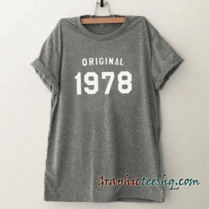 40th birthday gifts for her 1978 birthday tee shirt