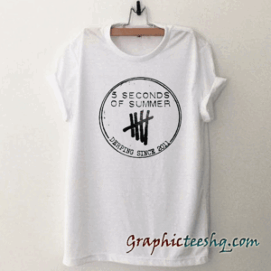 5 Second of Summer derping since 2011 DTG Printed tee shirt
