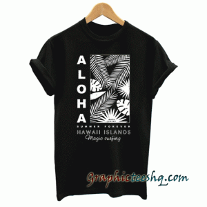Aloha Hawaii Islands tee shirt