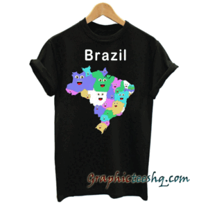 Brazil Geography tee shirt