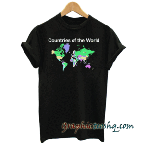 Countries of the World Geography tee shirt