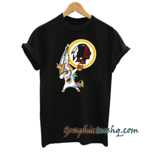 Dabbing Hip Hop Unicorn Dab With Football tee shirt