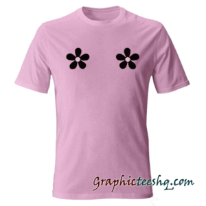 Daisy Flowers Light Pink tee shirt