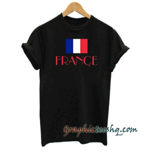 French France Paris Flag tee shirt