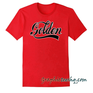 Golden tee shirt