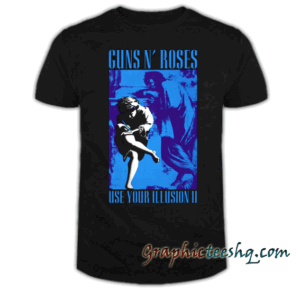 Guns N Roses Use Your Illusion 1991 Tour tee shirt