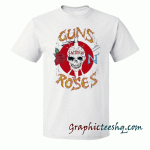 Guns N' Roses Vinyl Bootlegs Samurai tee shirt