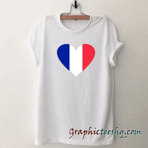 Heart France tee shirt