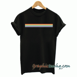 Line Rainbow tee shirt