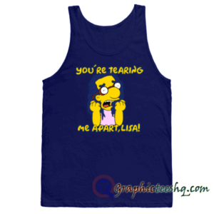 Milhouse Wiseau Tearing me apart, lisa Tank top