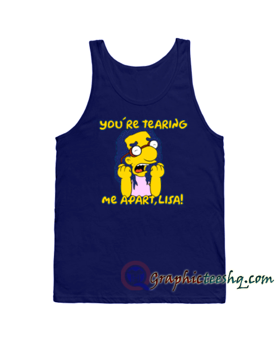 Milhouse Wiseau Tearing me apart, lisa Tank top Milhouse Wiseau Tearing me apart, lisa Tank top