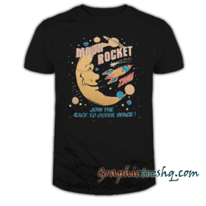 Moon Rocket tee shirt