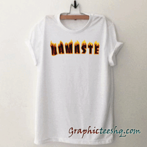 Namaste Flame tee shirt