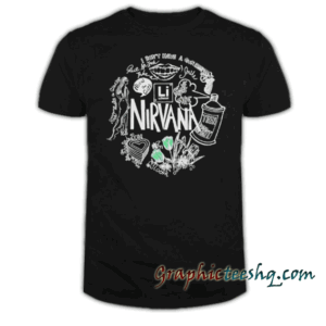 Nirvana All Album Logo Tattoo Design tee shirt