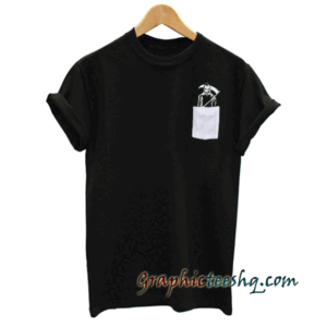 Reaper Pocket Black Goth tee shirt