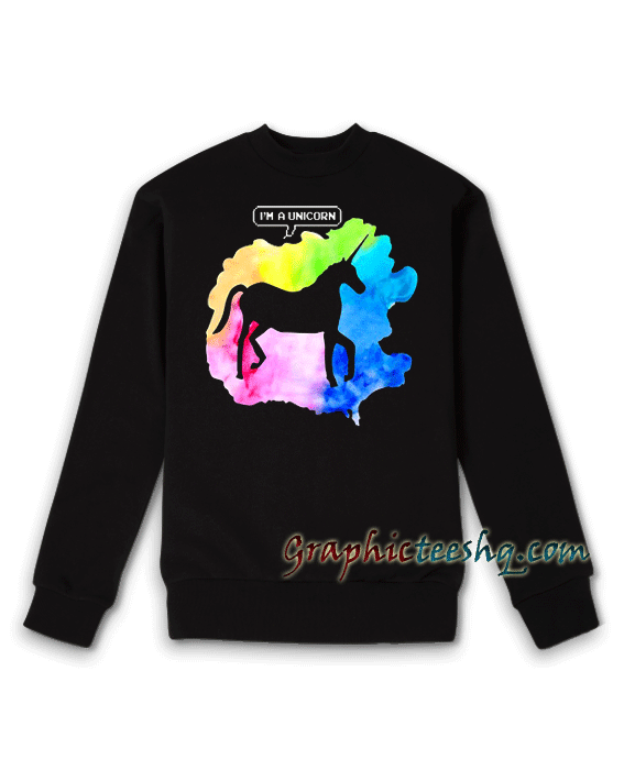 Unicorn Tie Sweatshirt Unicorn Tie Sweatshirt