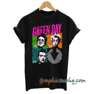 Uno Dos Tre Green Day Band Adult-Unisex tee shirt