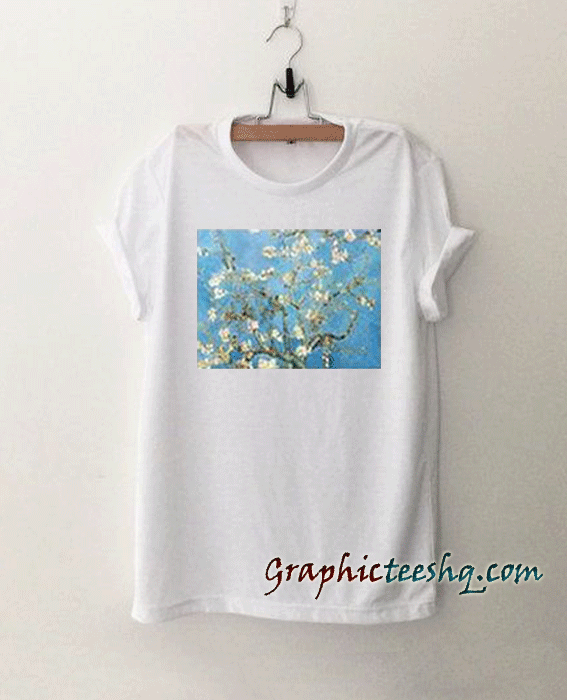 Van Gogh Almond Blossoms Tree tee shirt Van Gogh Almond Blossoms Tree tee shirt