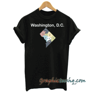Washington, D.C. Geography tee shirt