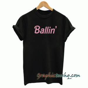 Ballin' Pink tee shirt