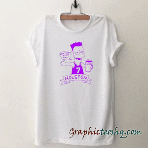 Bart simpson houston tee shirt