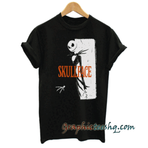 Skull Face Jack Skellington tee shirt