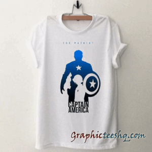 The Avengers Captain America Silhouette tee shirt