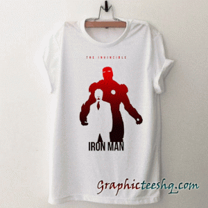 The Avengers Iron Man Silhouette tee shirt