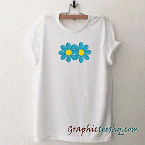 Two Flowers tee shirt