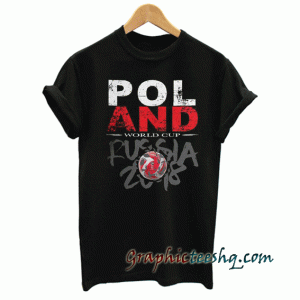 World Cup Football 2018 Russia Poland tee shirt