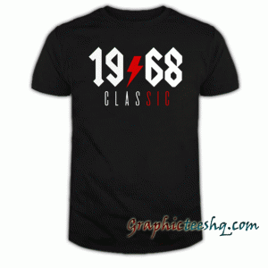 1968 Classic 50 years old birthday tee shirt