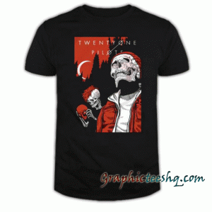 Alien And Skull Twenty One Pilots tee shirt