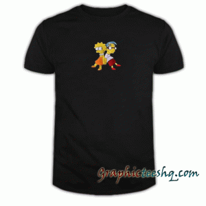 Black The Simpson's Its Maggie tee shirt