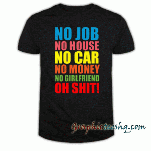 Creative funny letters short sleeve tee shirt