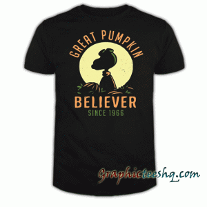 Great Pumpkin Believer halloween pumpkin tee shirt