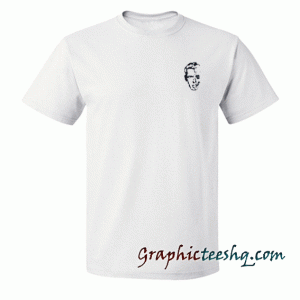 Men Head Sketch tee shirt
