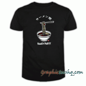 Ramen party tee shirt