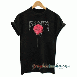 Yeezus Roses Flower tee shirt