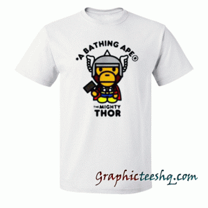Bape A Bathing Ape x Marvel Thor tee shirt