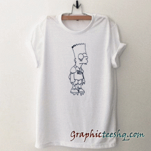 Bart simpson unisex tee shirt