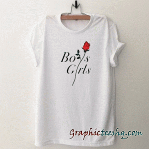 Boys Girls Rose tee shirt
