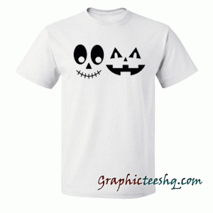 Halloween faces tee shirt