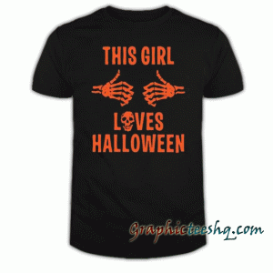 Loves Halloween tee shirt
