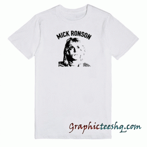 Mick Ronson Blondie tee shirt