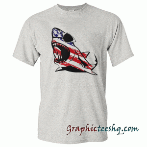 Official Shark sunglass Independence tee shirt