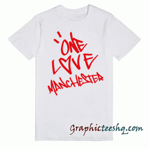 One love manchester tee shirt
