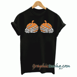 Pumpkin Boobs Women's tee shirt