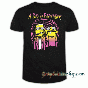 Rick and Morty vs A Day To Remember tee shirt