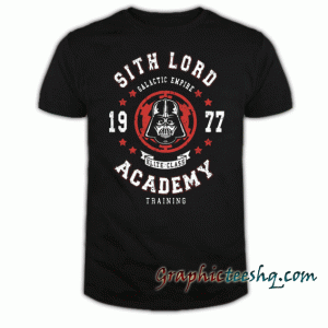 SITH LORD ACADEMY 77 tee shirt
