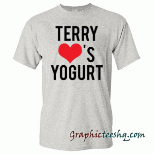 Terry Loves Yoghurt tee shirt
